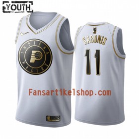 NBA Indiana Pacers Trikot Domantas Sabonis 11 Nike 2019-2020 Weiß Golden Edition Swingman - Kinder
